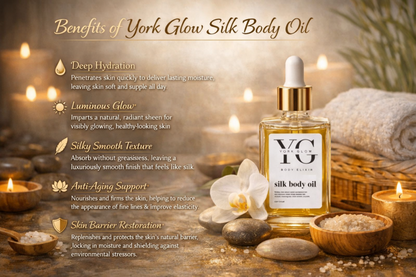 York Glow™ Silk Body Oil | Luxury Body Elixir