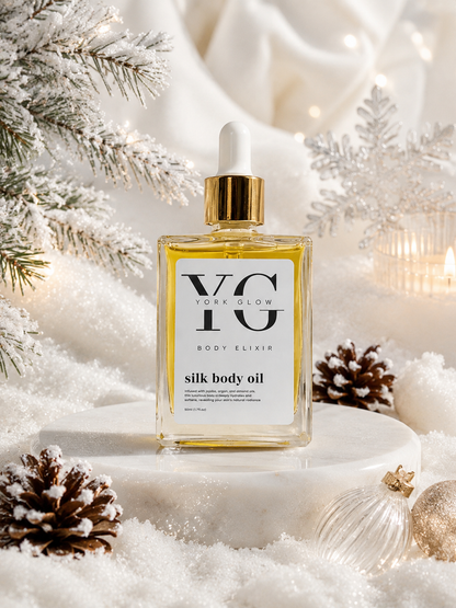 York Glow™ Silk Body Oil | Luxury Body Elixir
