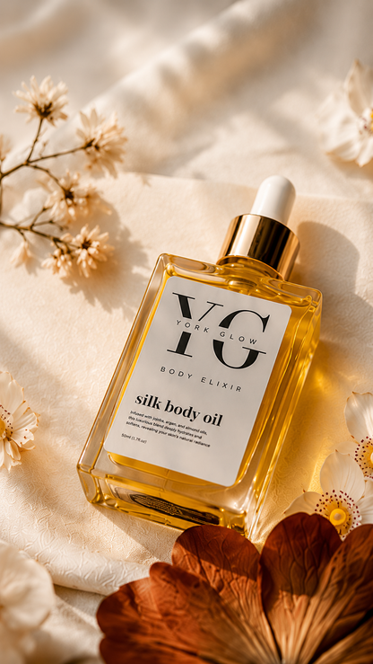 York Glow™ Silk Body Oil | Luxury Body Elixir