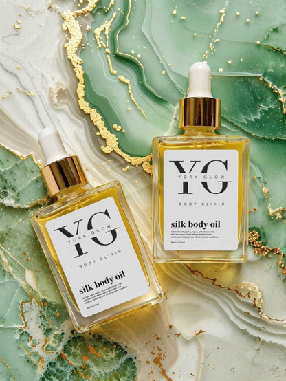 York Glow™ Silk Body Oil | Luxury Body Elixir