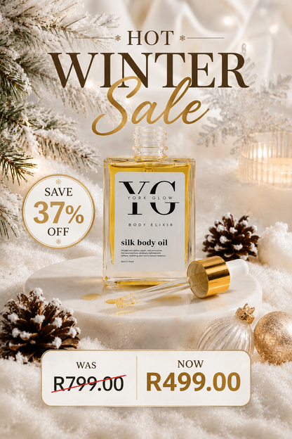 York Glow™ Silk Body Oil | Luxury Body Elixir